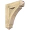 Ekena Millwork Thorton Arts & Crafts Rough Sawn Bracket, Douglas Fir, 6"W x 26"D x 30"H BKT06X26X30THR03RDF - alternate 1